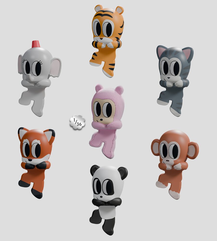 Tiny Shiny Hiney Peakers Blind Box (Tiny Shiny Hiney Peakers Blind Box)