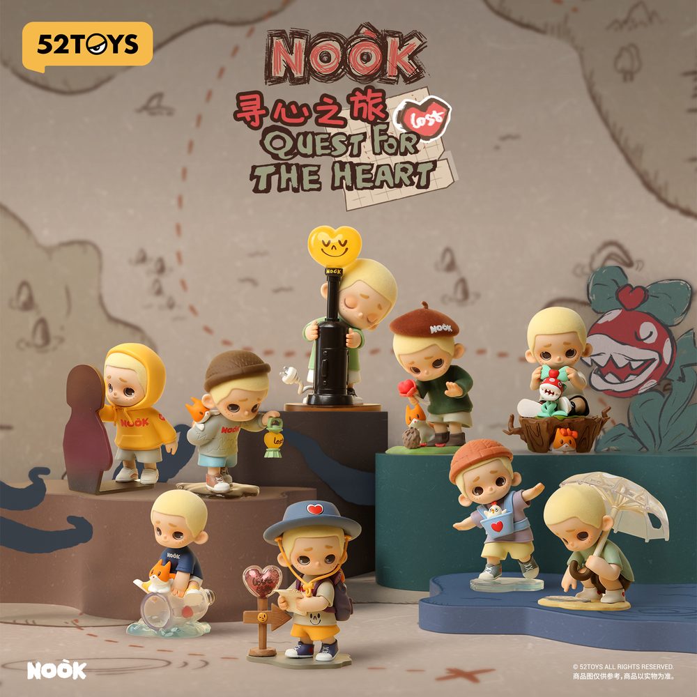 52TOYS BLINDBOX NOOK ハートの探求 (52TOYS BLINDBOX Nook Quest for the Heart)