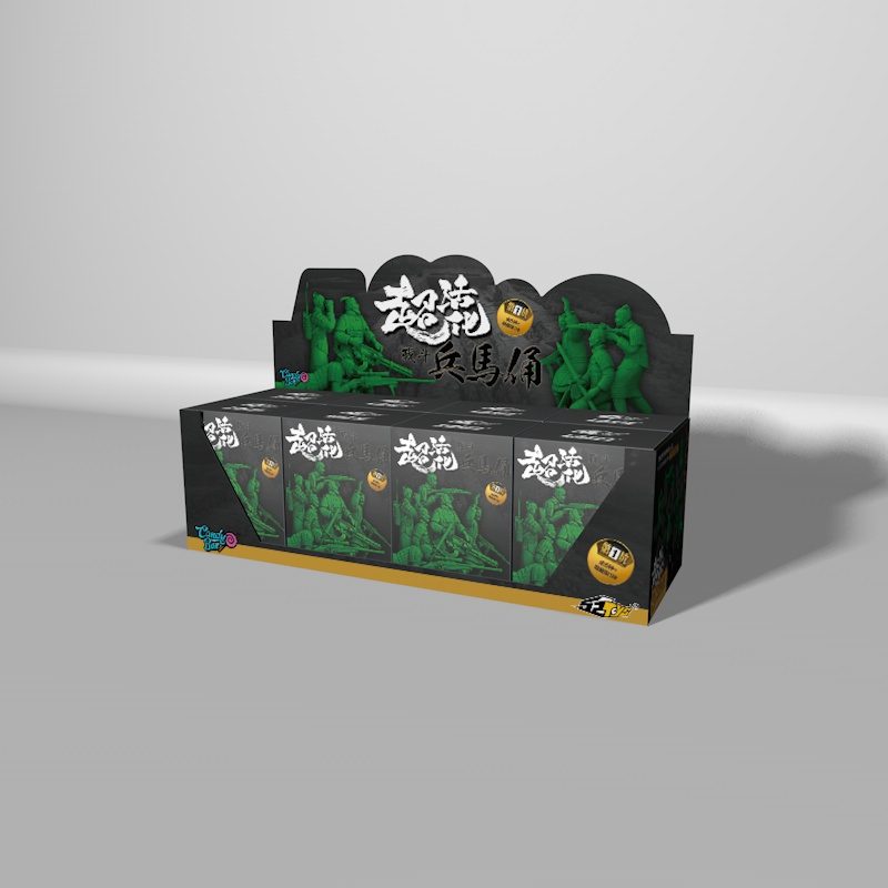 52TOYS CANDYBOX 超活化 バトル兵馬俑 グリーンアーミーVer. (52TOYS CANDYBOX "ANCIENT RESURRECTION" Mordern Combat Terracotta Troopers Green Army Ver.)