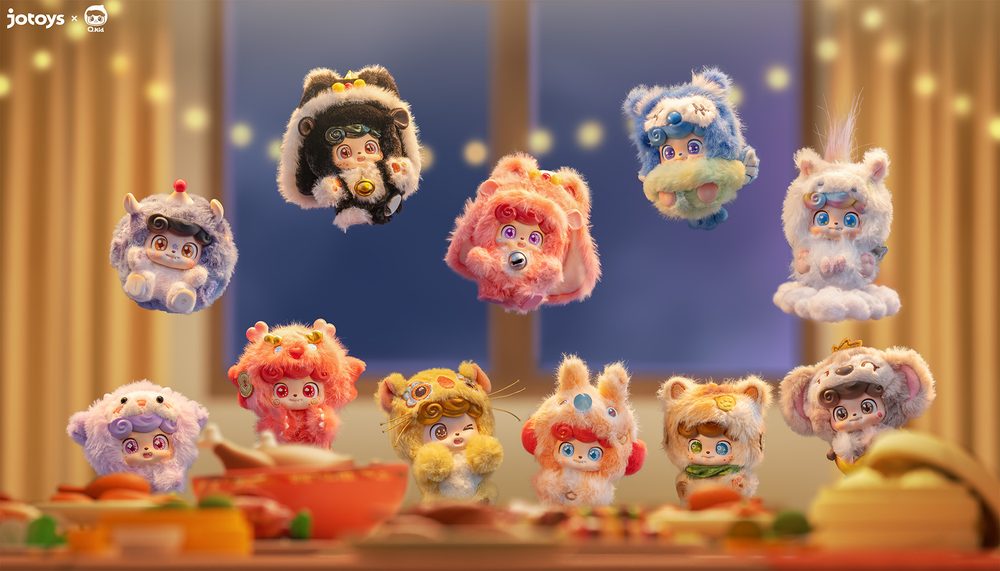 JOTOYS Q.KID グッドラックシリーズ トレーディングプラッシュ (JOTOYS Q.KID GOOD LUCK SERIES PLUSH DECORATION BLIND BOX)