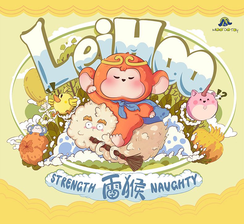 MOODOTOY 雷猴(レイホウ)シリーズ トレーディングプラッシュ (MOODOTOY LEI HOO SERIES TRADING PLUSH)