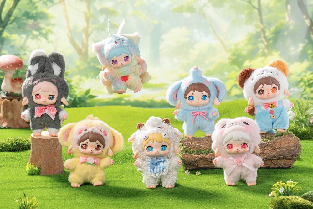 目及島MJD Ruby ハッピー・フラッフィーシリーズ トレーディングプラッシュ (MJD RUBY HAPPY FLUFFY SERIES PLUSH BLIND BOX)