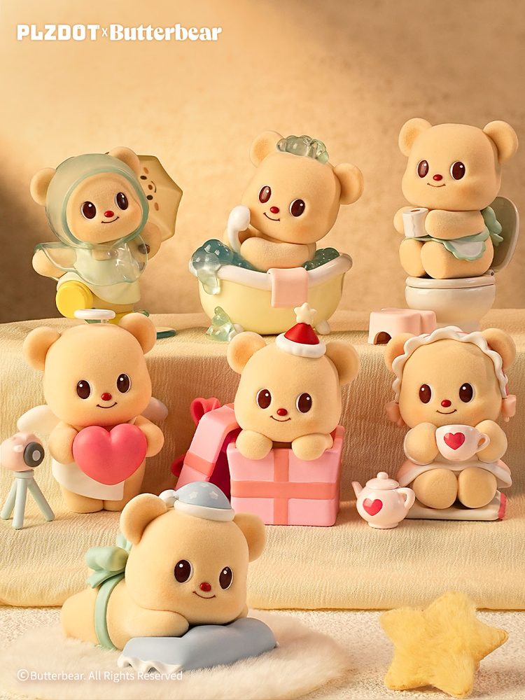 バターくま ゆったり時間シリーズ ブラインドボックスフィギュア (Butterbear Leisure Time Series Blind Box)