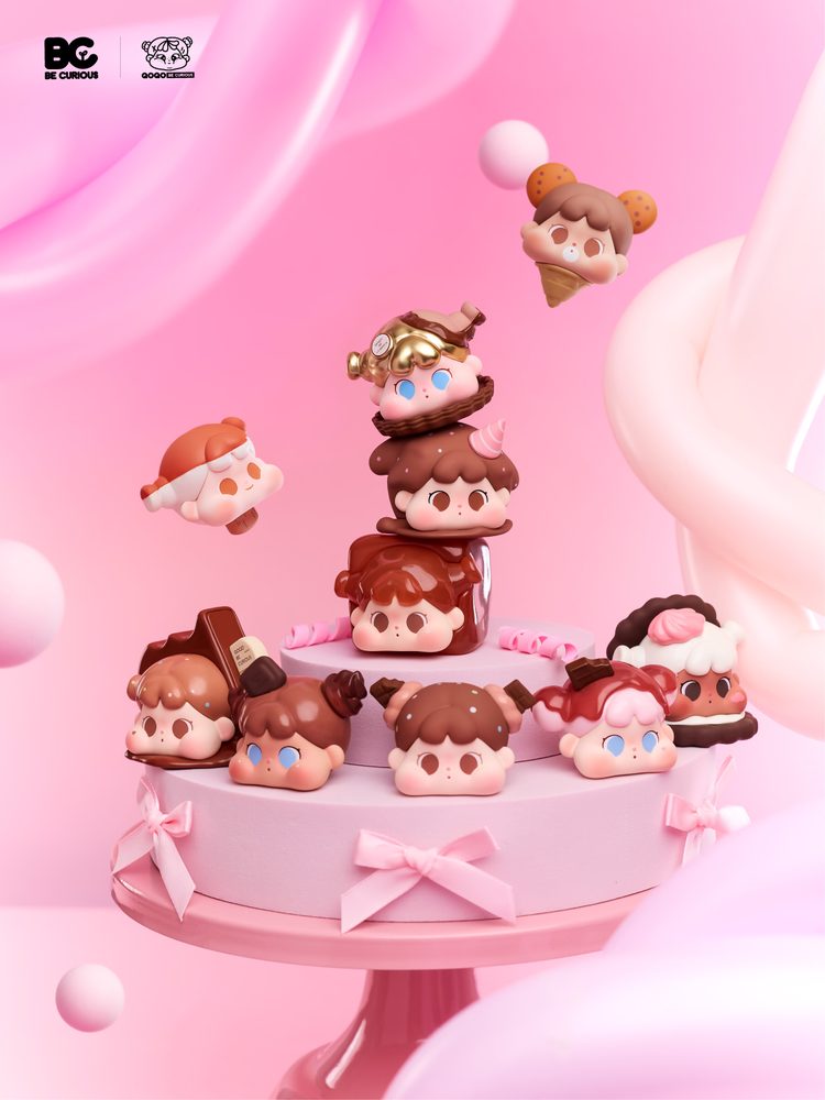 QOQO BE CURIOUS チョコレートの季節シリーズ トレーディングフィギュア (QOQO BE CURIOUS CHOCOLATE SEASON SERIES TRADING FIGURE)
