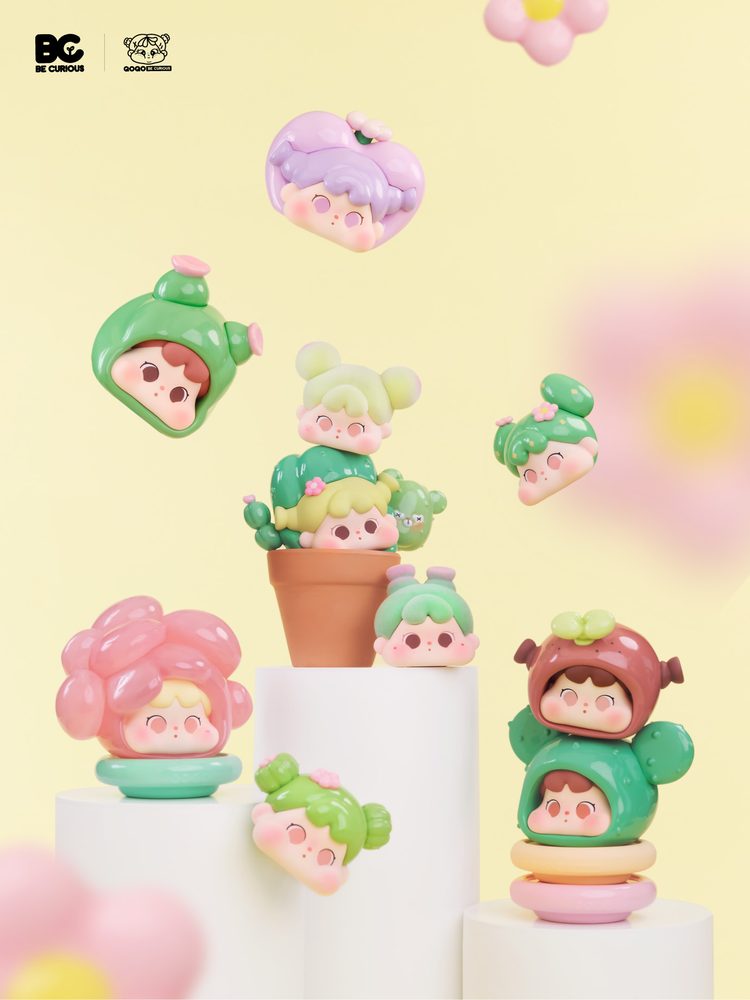 QOQO BE CURIOUS 多肉植物物語シリーズ トレーディングフィギュア (QOQO BE CURIOUS SUCCULENTS STORY SERIES TRADING FIGURE)