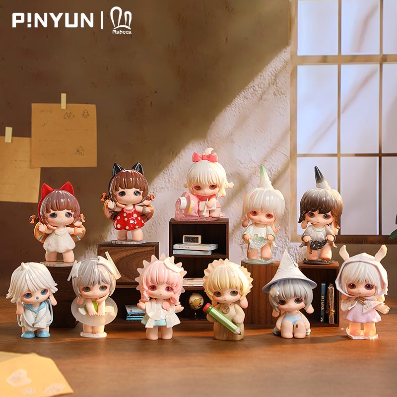 PINYUN Rabeea 思い出のある文房具シリーズ トレーディングフィギュア (PINYUN RABEEA-STATIONERY DREAMS COLLECTION SERIES BLIND BOX)