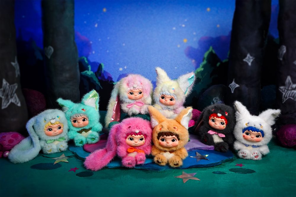 LETSVAN WAKUKU キツネ&バニー trick or treat(トリック・オア・トリート)シリーズ トレーディングプラッシュ (LETSVAN WAKUKU-FOX & BUNNY TRICK OR TREAT SERIES TRADING PLUSH)