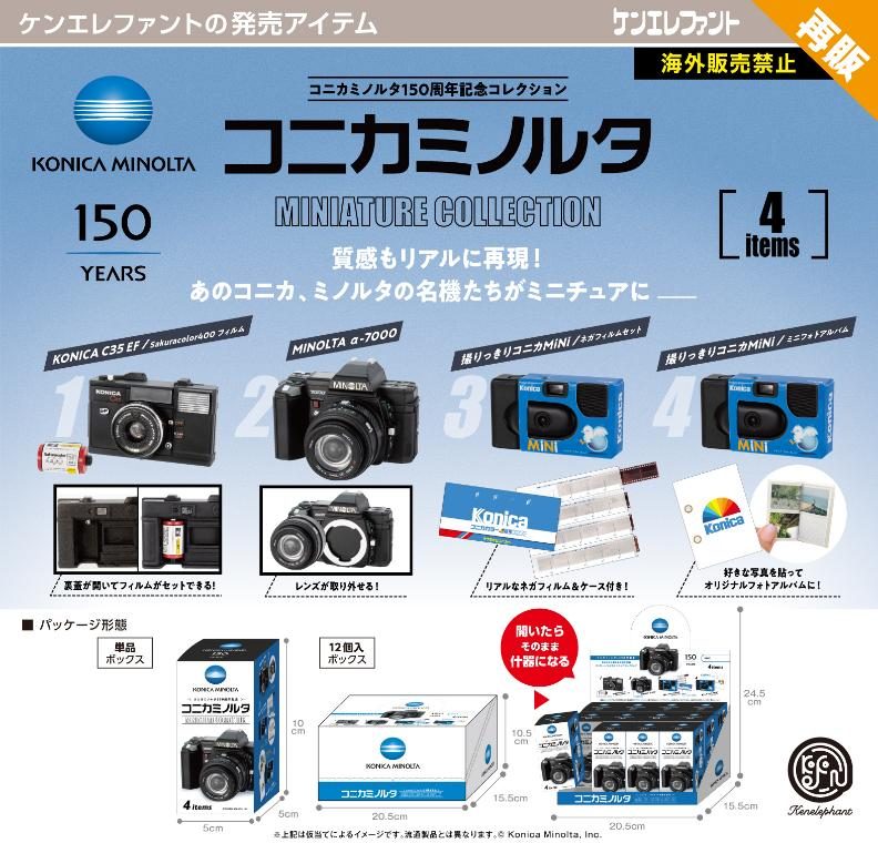 コニカミノルタ ミニチュアコレクション BOX (KONICA MINOLTA Miniature Collection Box)