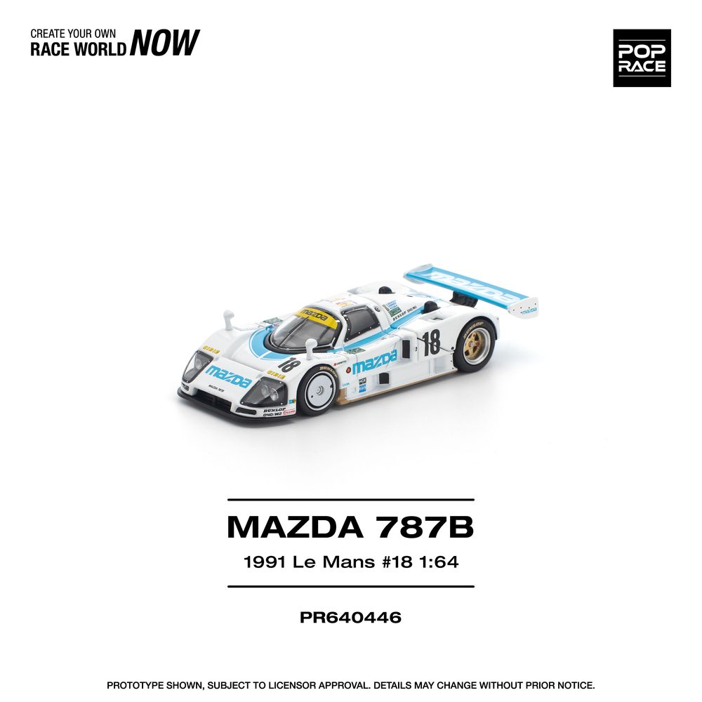 1/64 MAZDA 787B 1991 LE MANS 24HRS #18 (1/64 MAZDA 787B 1991 LE MANS 24HRS #18)