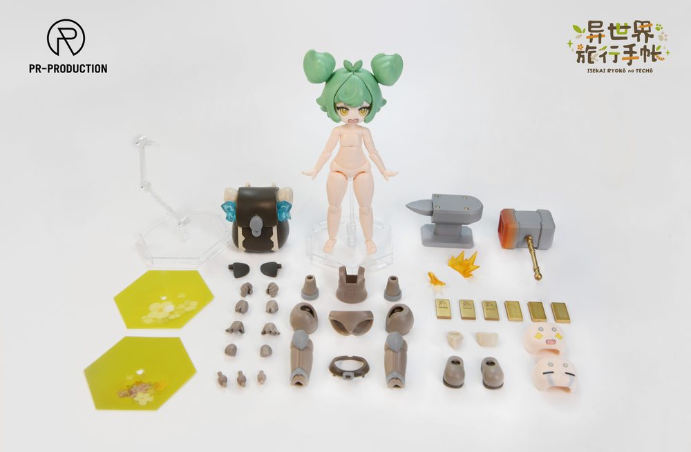 PR Production 異世界旅行の手帳シリーズ 03 新人鍛冶師 ヘイリー・スミス プラスチックモデルキット (PR PRODUCTION ISEKAI RYOKO NO TECHO SERIES 03 ROOKIE BLACKSMITH HAYLEY SMITH PLASTIC MODEL KIT)