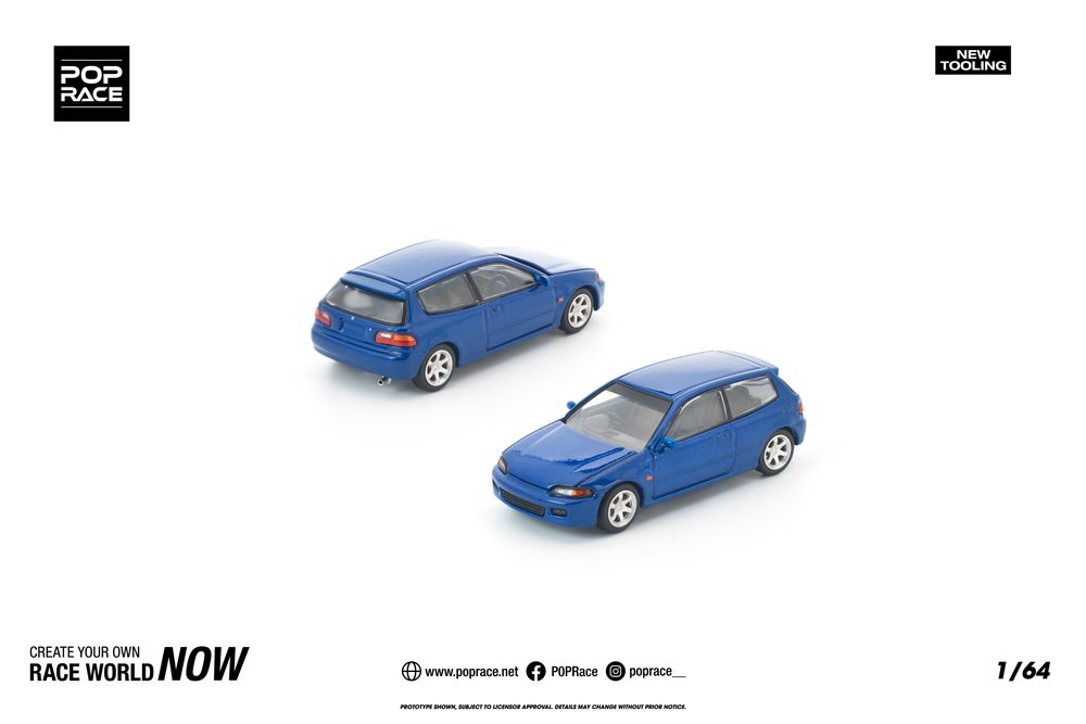 1/64 HONDA EG6 BLUE (1/64 HONDA EG6 BLUE)