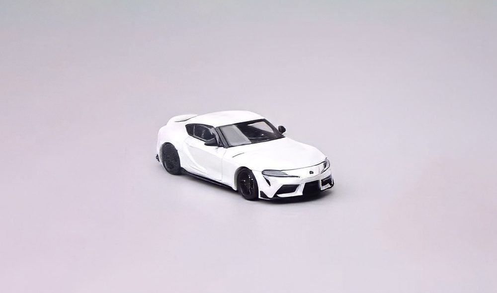 1/64 トヨタ GRスープラ A90 ホワイトメタリック(左ハンドル) (1/64 Toyota GR Supra A90 White Metallic LHD)