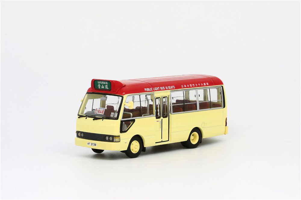 1/64 トヨタ コースター 3代目 香港ミニバス(レッドミニバス) (1/64 Toyota 3rd Gen. Coaster Hong Kong Minibus Red Minibus)