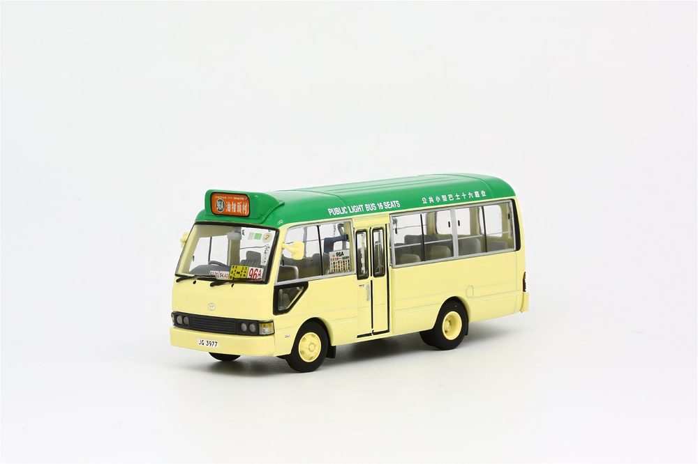 1/64 トヨタ コースター 3代目 香港ミニバス(専用路線・グリーンミニバス) (1/64 Toyota 3rd Gen. Coaster Hong Kong Minibus Green Shuttle Minibus)