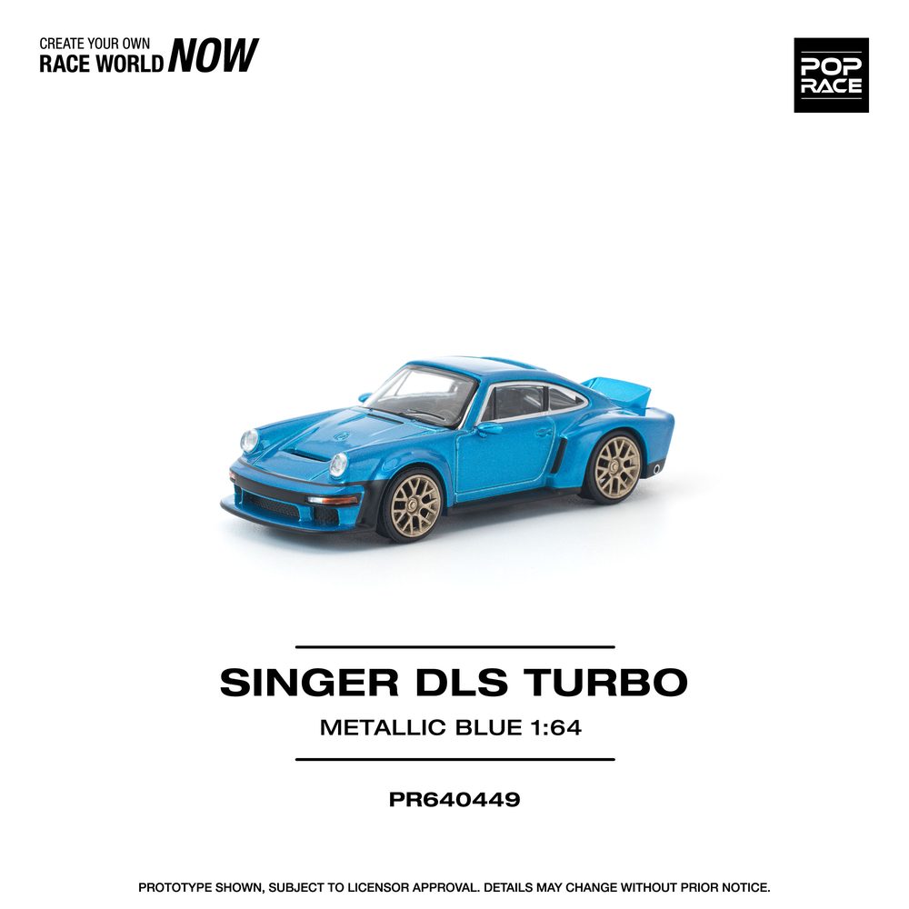 1/64 SINGER DLS TURBO METALLIC BLUE (1/64 SINGER DLS TURBO METALLIC BLUE)