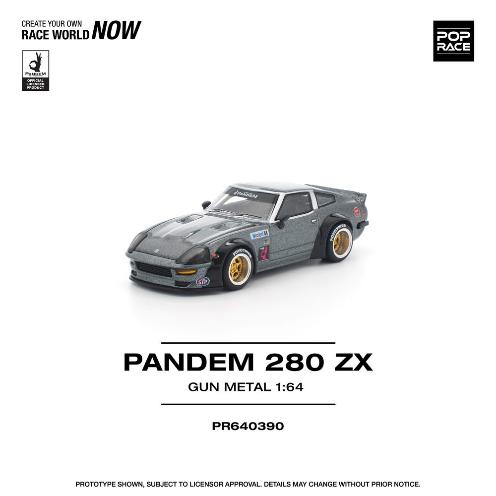 1/64 PANDEM 280ZX GUN METAL (1/64 PANDEM 280ZX GUN METAL)