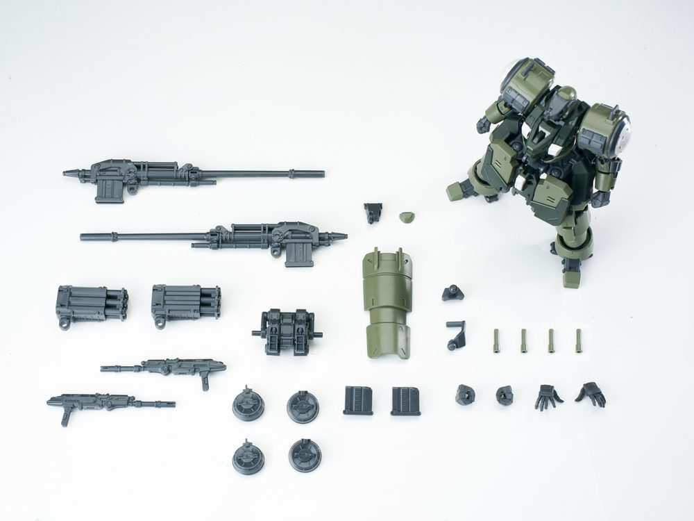 SHEIK MAINLAND ULTRA ACTION TROOPERシリーズ 砲撃型ザロヴ(ZAROV) 1/144スケール プラスチックモデルキット(グリーン) (SHEIK MAINLAND ULTRA ACTION TROOPER SERIES CANNON ZAROV 1/144 SCALE PLASTIC MODEL KIT (GREEN))