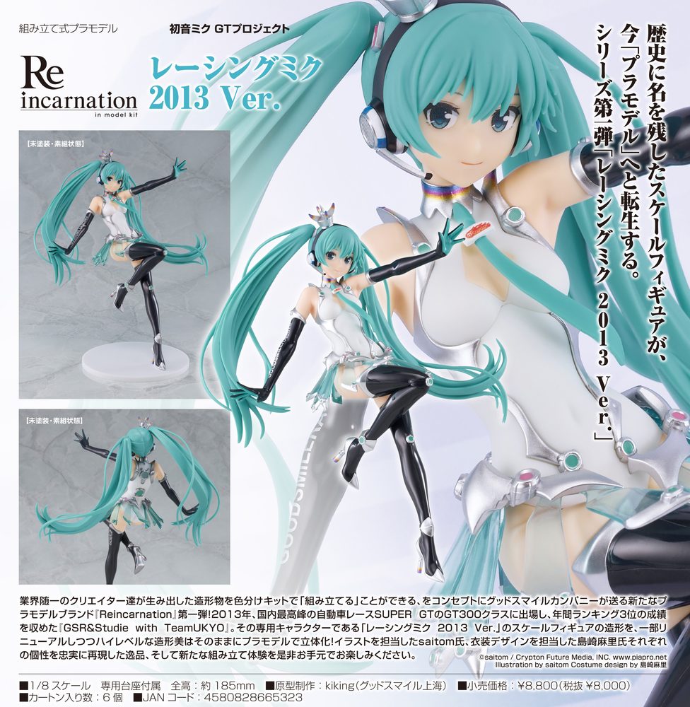 Reincarnation 初音ミクGTプロジェクト レーシングミク 2013Ver. (Reincarnation Hatsune Miku GT Project Racing Miku 2013 Ver.)