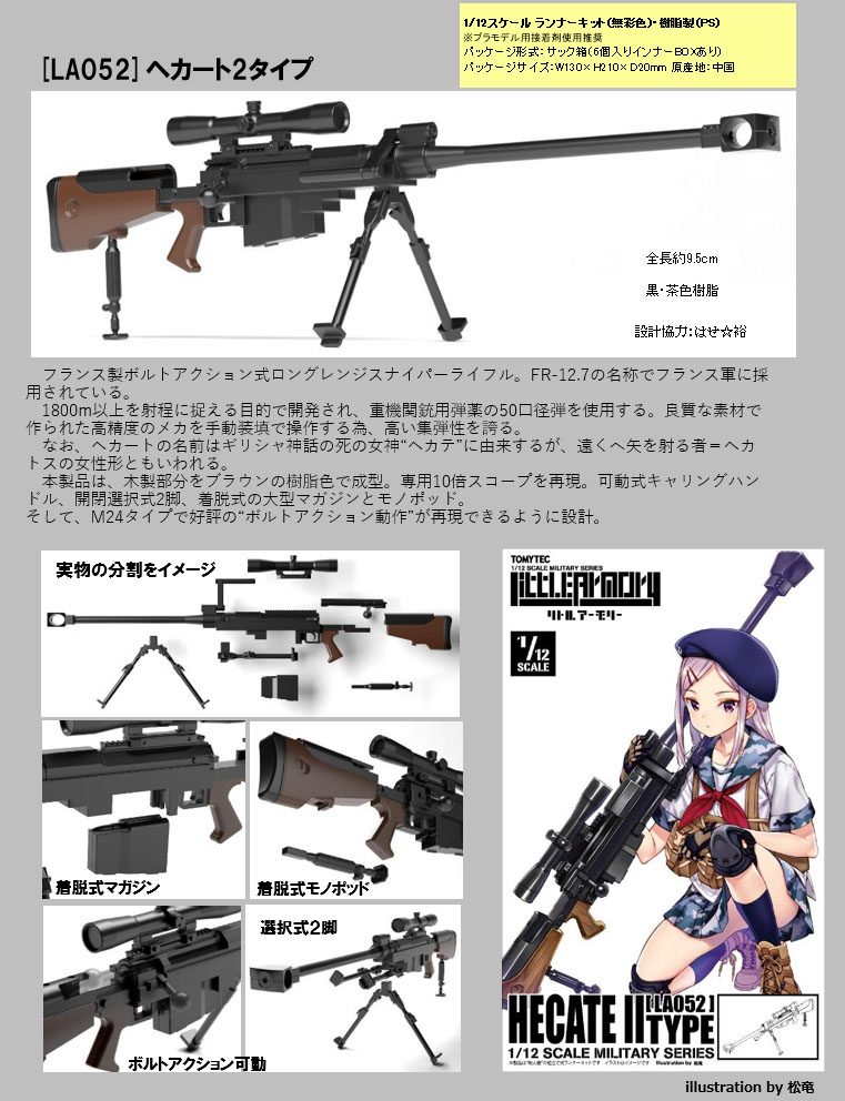 LittleArmory <LA052> ヘカート2タイプ (LittleArmory <LA052> Hecate 2 Type)