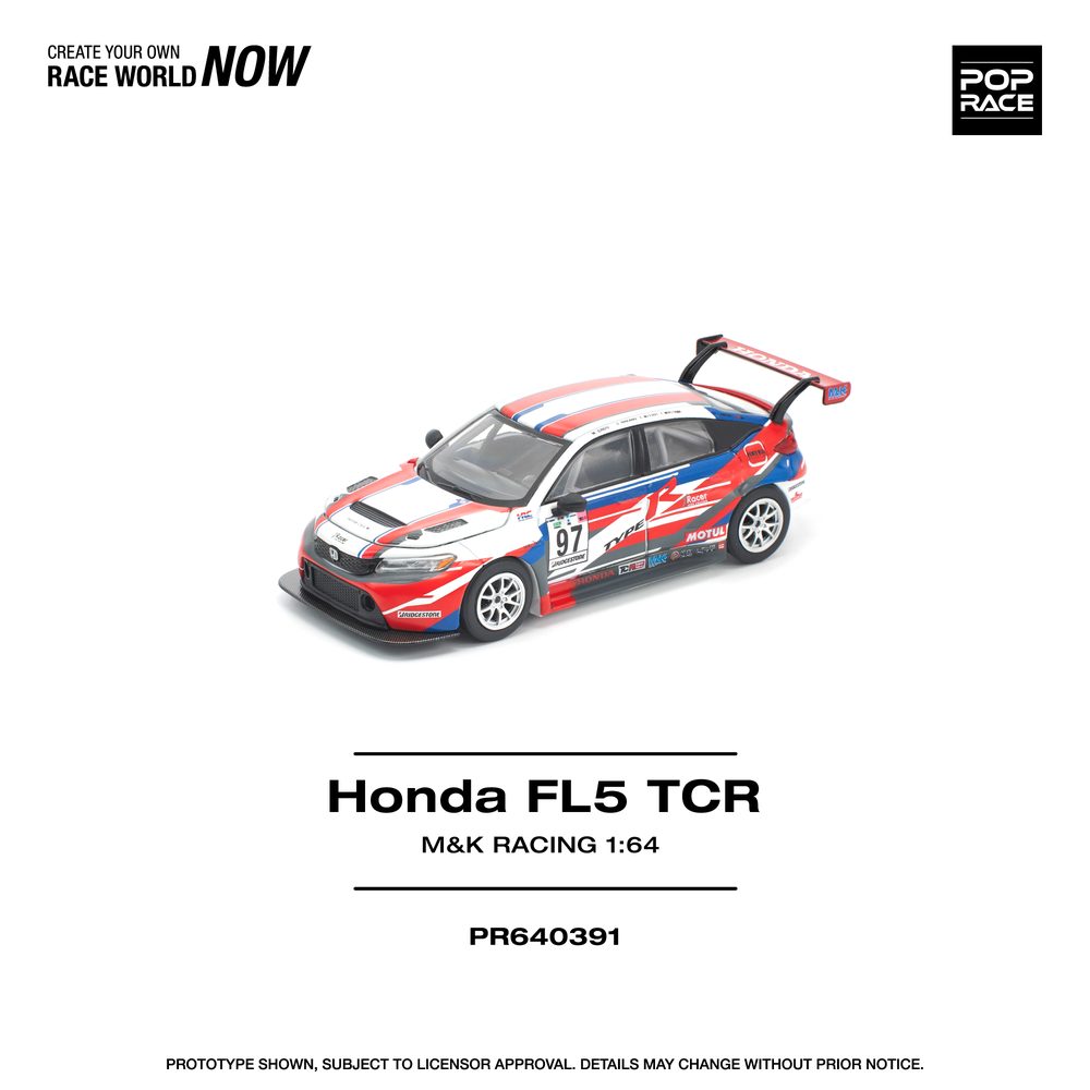 1/64 HONDA CIVIC TYPE-R (FL5) TCR - M&K RACING (1/64 HONDA CIVIC TYPE-R (FL5) TCR - M&K RACING)