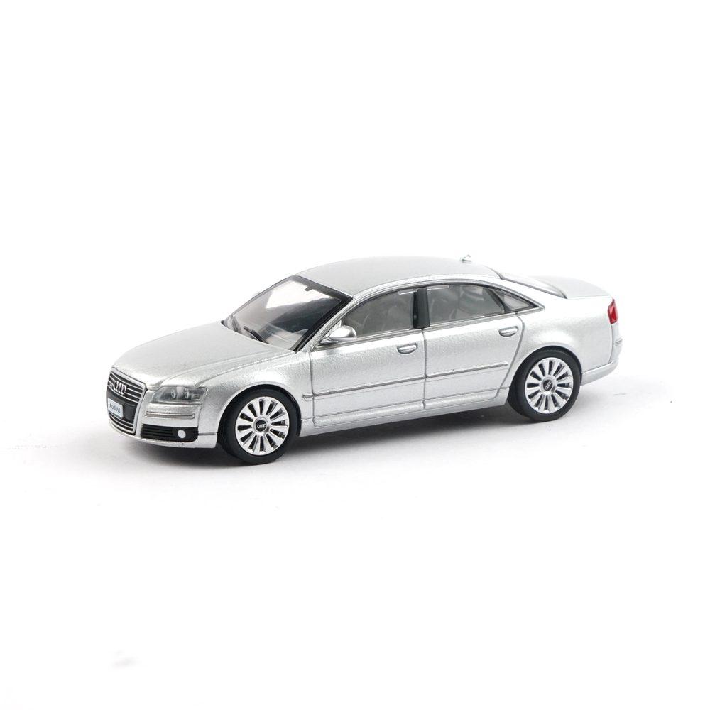 1/64 アウディ2代目 A8(D3)中期型 シルバー (1/64 AUDI A8 (D3) SILVER)