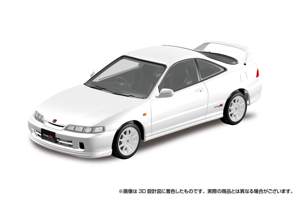 楽プラ スナップキット 22-CW ホンダ DC2インテグラ タイプR(チャンピオンシップホワイト) (RakuPla Snap Kit 22-CW Honda DC2 Integra Type R (Championship White))