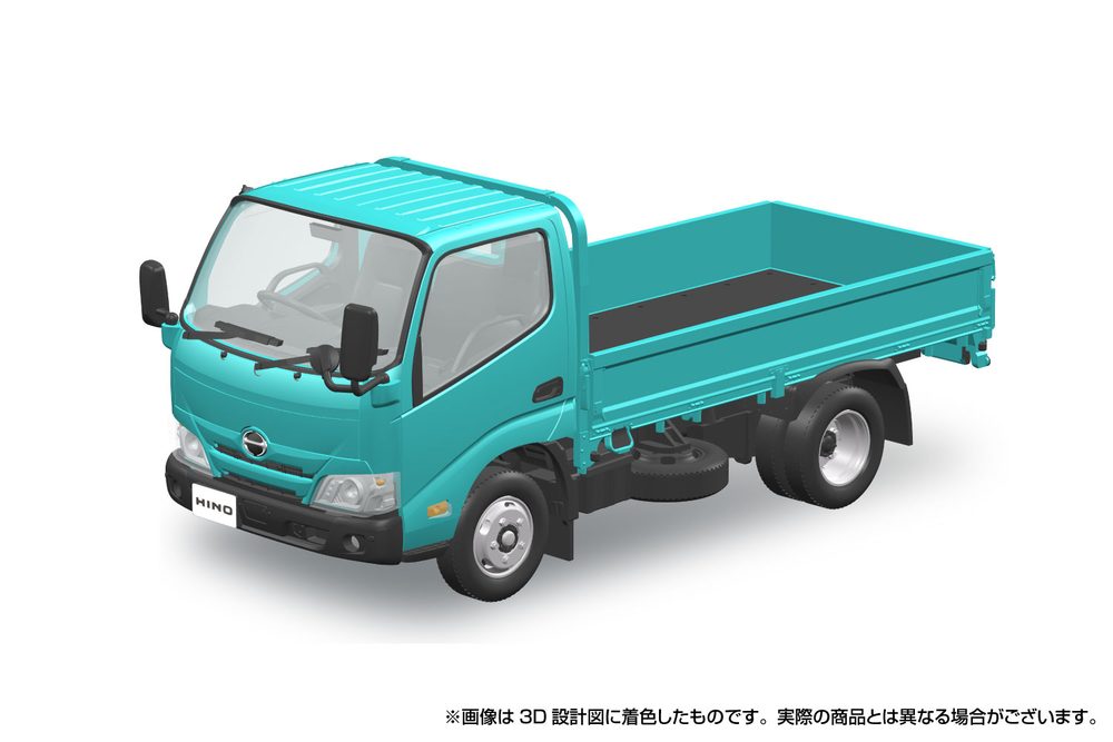 楽プラ スナップキット 23-TE 日野 デュトロ 平ボデー(ターコイズ) (RakuPla Snap Kit 23-TE Dutro (Turquoise))