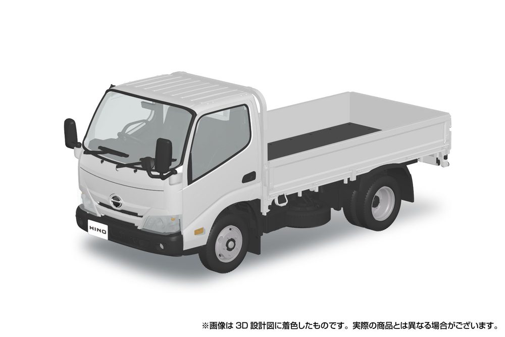 楽プラ スナップキット 23-WE 日野 デュトロ 平ボデー(ホワイト) (RakuPla Snap Kit 23-WE Dutro (White))
