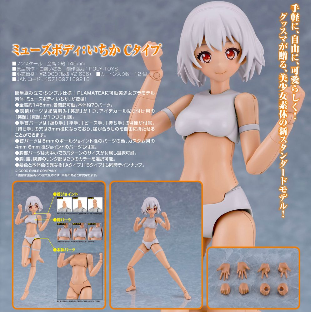 PLAMATEA ミューズボディ:いちか Cタイプ (PLAMATEA Muse Body: Ichika C Type)