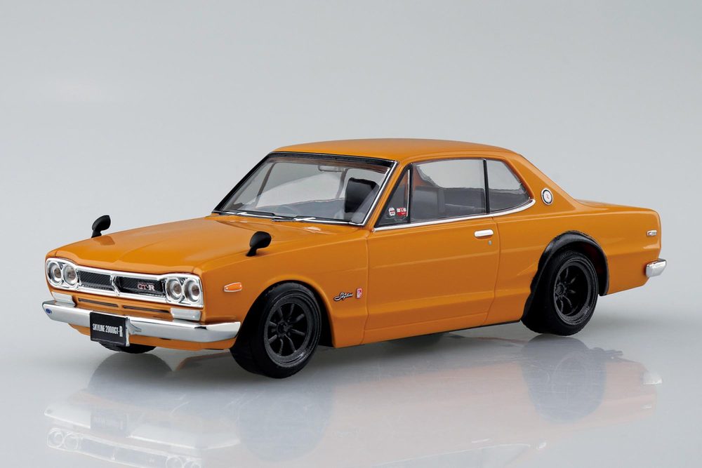 楽プラ スナップキット 16CU-BN ニッサン C10 スカイライン 2000GT-R カスタムホイール(ブラウン) (RakuPla Snap Kit 16CU-BN Nissan C10 Skyline 2000GT-R Custom Wheels (Brown))