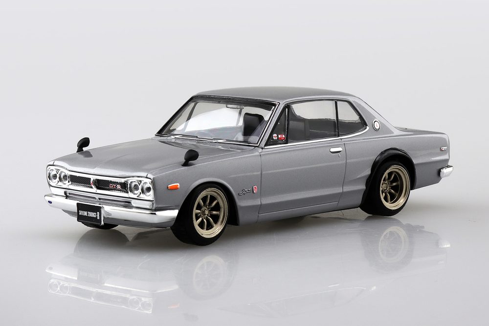 楽プラ スナップキット 16CU-SV ニッサン C10 スカイライン 2000GT-R カスタムホイール(シルバー) (RakuPla Snap Kit 16CU-SV Nissan C10 Skyline 2000GT-R Custom Wheels (Silver))