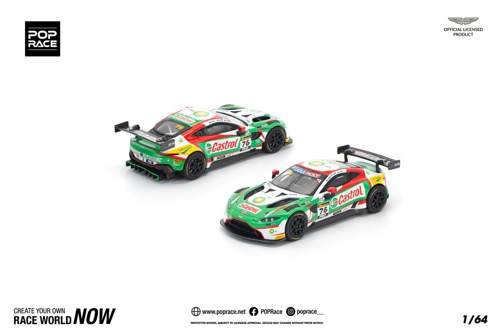 1/64 ASTON MARTIN GT3 BARTHURST 12H 2020 (1/64 ASTON MARTIN GT3 BARTHURST 12H 2020)