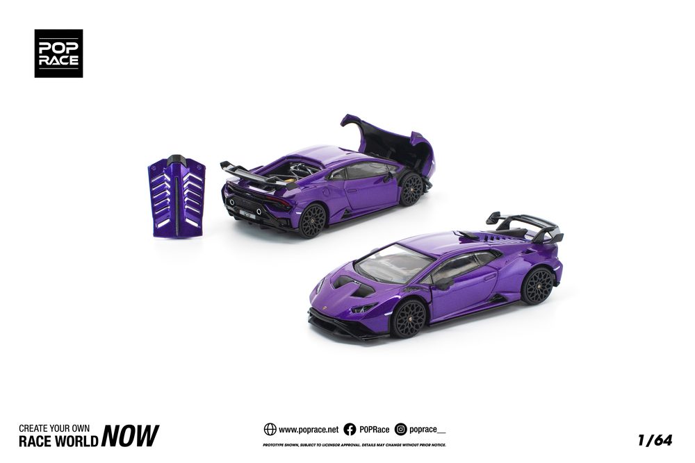 1/64 LAMBORGHINI HURACAN STO VIOLA PASIFAE (1/64 LAMBORGHINI HURACAN STO VIOLA PASIFAE)