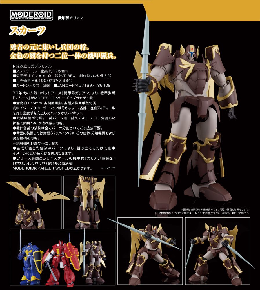 MODEROID 機甲界ガリアン スカーツ (Moderoid "Panzer World Galient" Skurts)