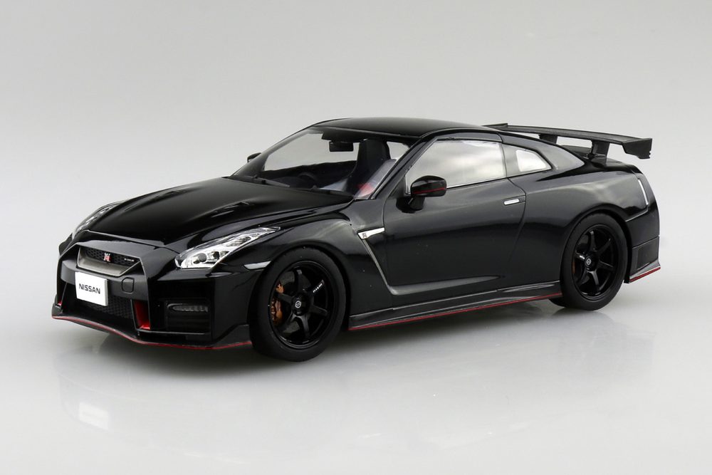 楽プラ スナップカー 05-MB R35 NISSAN GT-R NISMO 2017 メテオフレークブラックパール (RakuPla Snap Car 05-MB R35 NISSAN GT-R NISMO 2017 Meteor Flake Black Pearl)