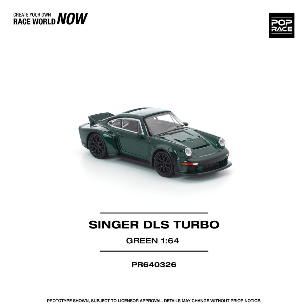 1/64 SINGER DLS TURBO (ROAD) GREEN (1/64 SINGER DLS TURBO (ROAD) GREEN)