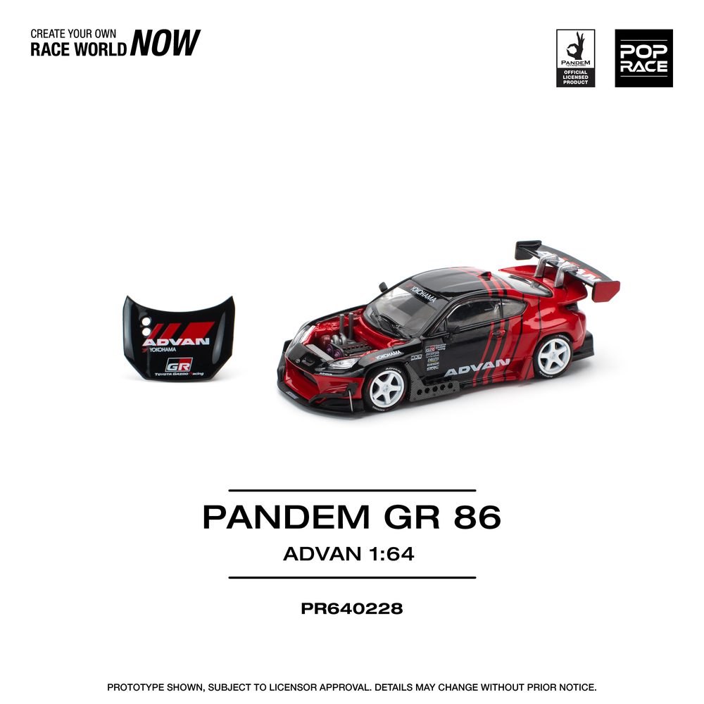 1/64 PANDEM GR86 - ADVAN (1/64 PANDEM GR86 - ADVAN)