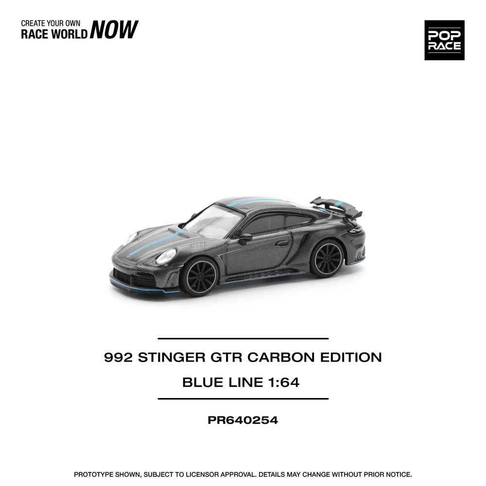 1/64 992 STINGER GTR CARBON EDITION (BLUE LINE) (1/64 992 STINGER GTR CARBON EDITION (BLUE LINE))