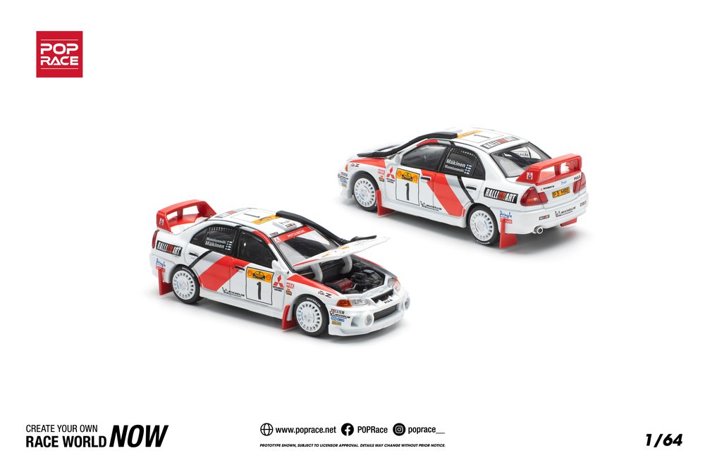 1/64 MITSUBISHI LANCER EVOLUTION IV SAFARI RALLY KENYA 1998 (1/64 MITSUBISHI LANCER EVOLUTION IV SAFARI RALLY KENYA 1998)