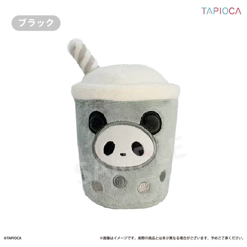 タピオカ オリジナル パンダたぴぬい パールティー ブラック (Tapioca Original Panda Tapi-nui Plush Pearl Tea Black)