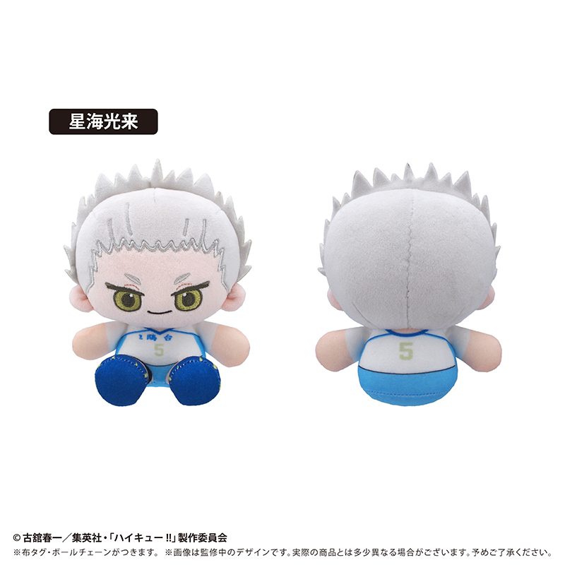 ハイキュー!! ミニおすわりたぴぬい Vol.6 星海光来 ("Haikyu!!" Mini Osuwari Tapi-nui Plush Vol. 6 Hoshiumi Korai)