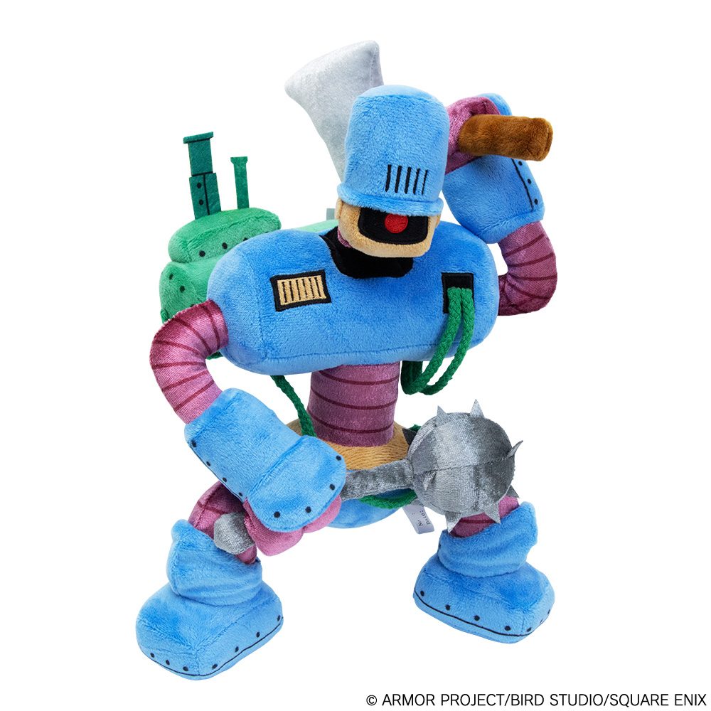 ドラゴンクエスト スマイルスライム モンスターぬいぐるみ からくり兵 ("Dragon Quest" Smile Slime Monster Plush Automaton)