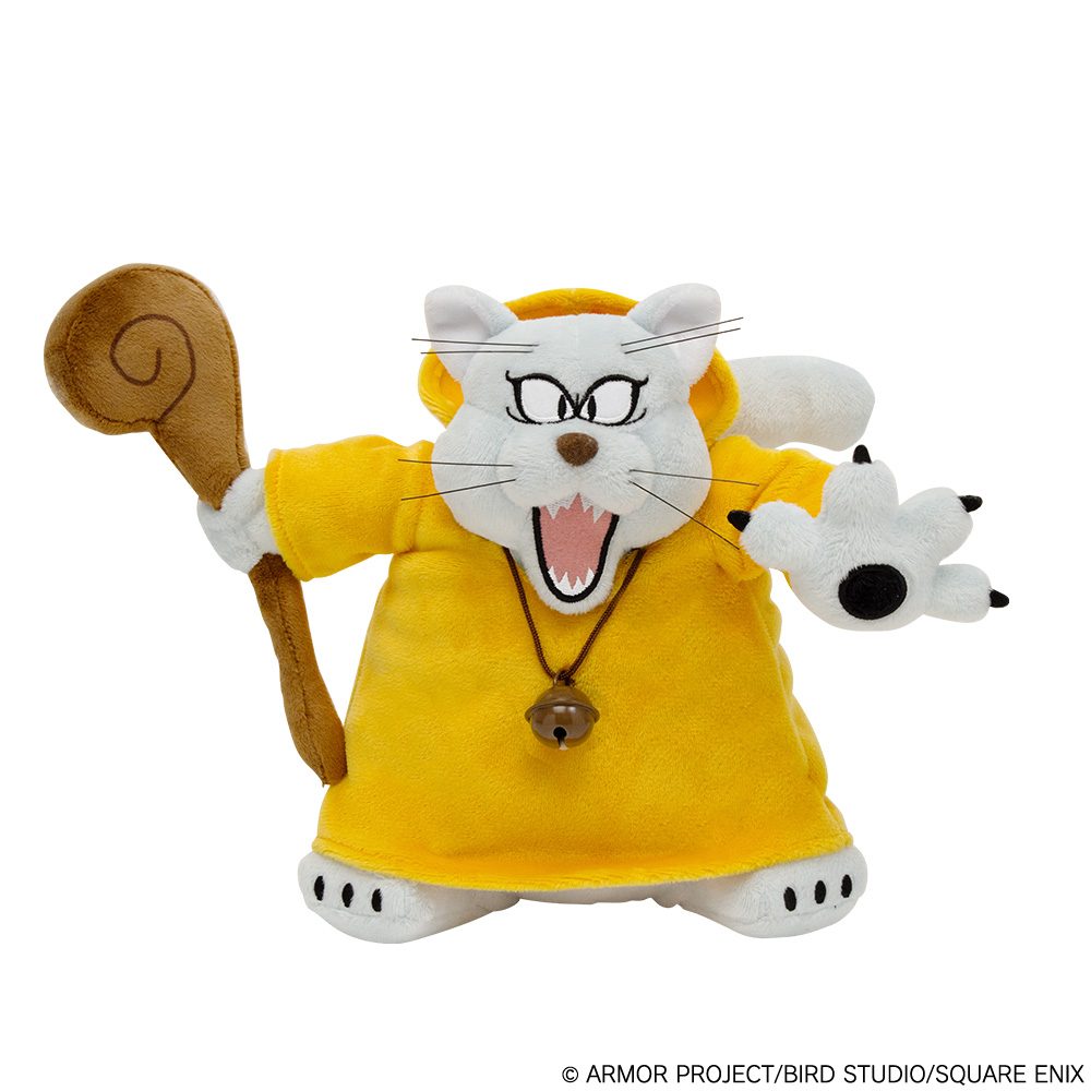 ドラゴンクエスト スマイルスライム モンスターぬいぐるみ ねこまどう ("Dragon Quest" Smile Slime Monster Plush Meowgician)