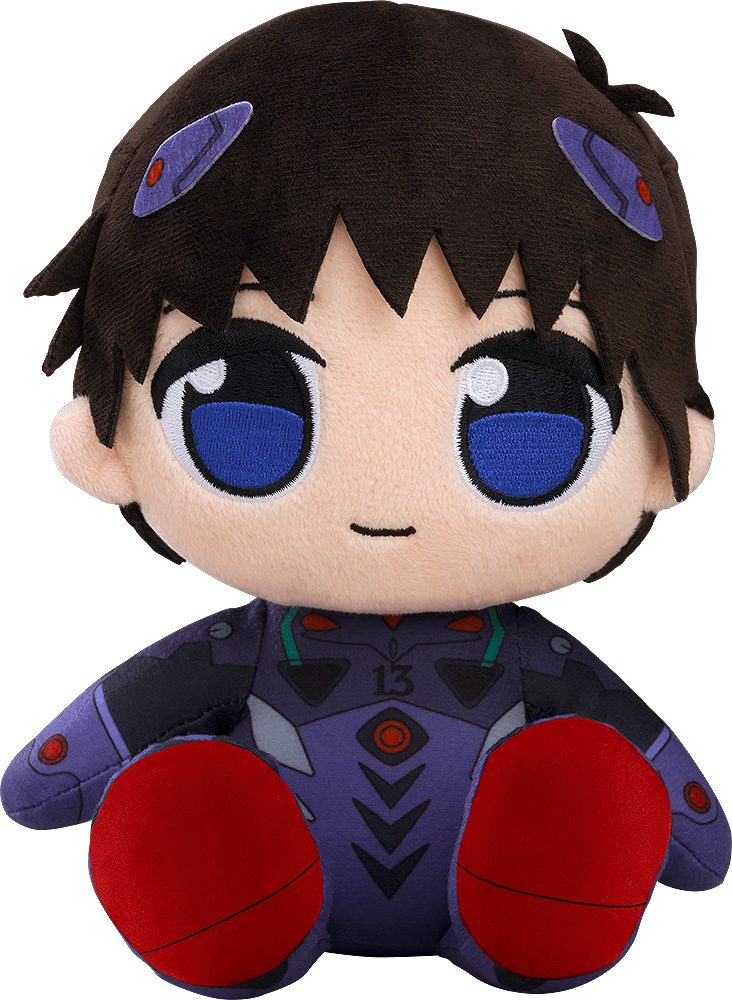 ヱヴァンゲリヲン新劇場版 くりぱん ぬいぐるみ 碇シンジ(黒プラグスーツ) ("Rebuild of Evangelion" Kuripan Plushie Ikari Shinji (Black Plugsuit))