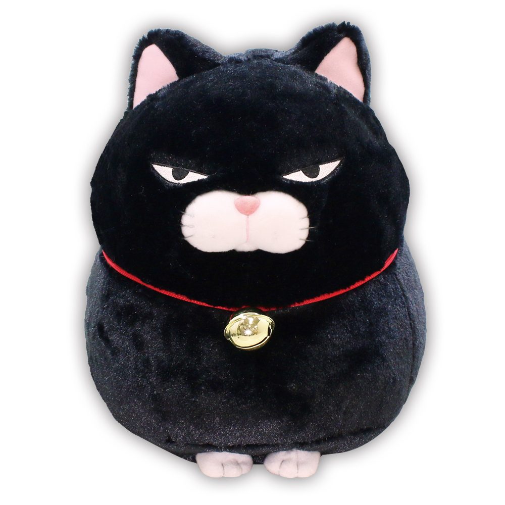 ひげまんじゅうBIG黒豆 (Hige Manjyu Plush Big Kuromame)