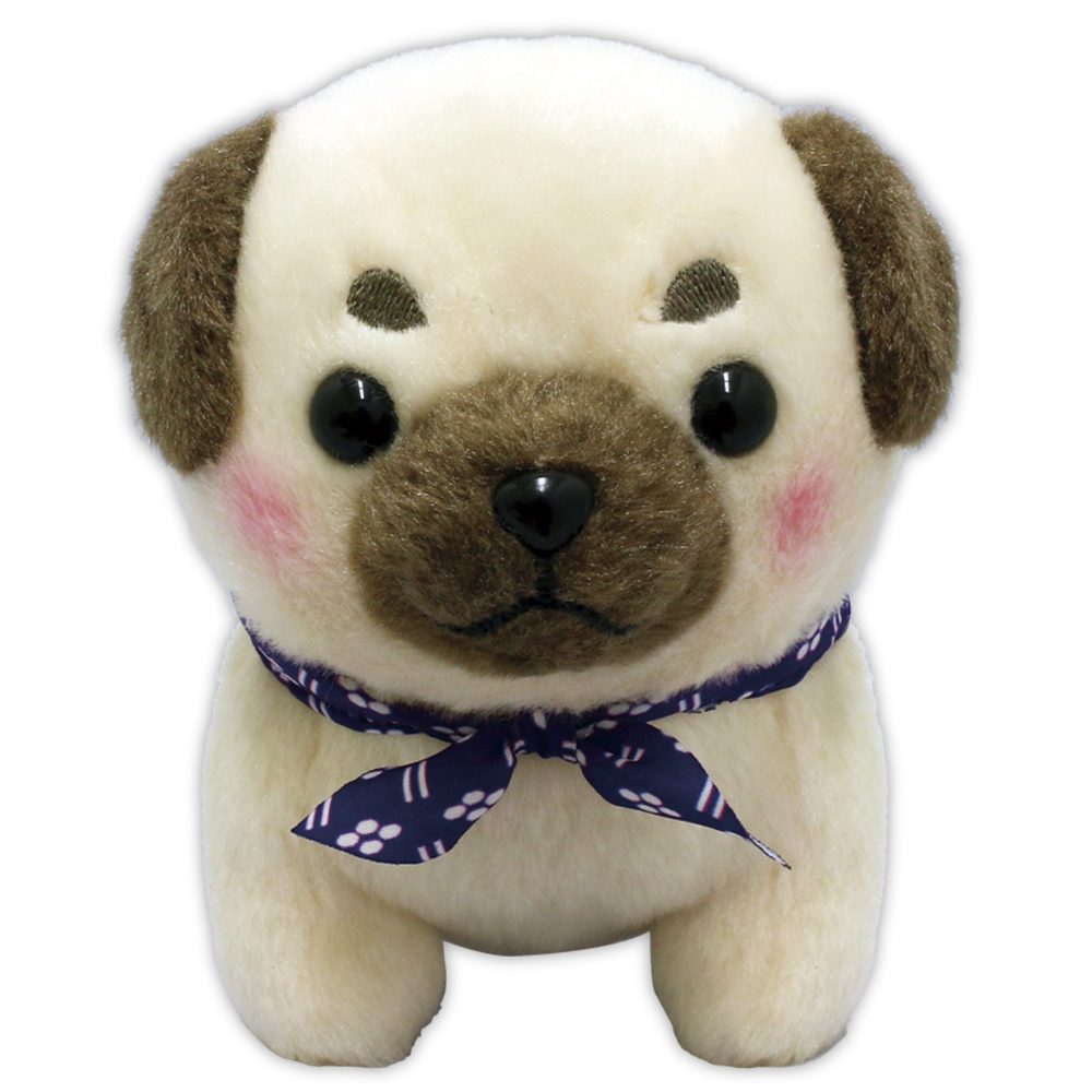 豆しば三兄弟パグ兵衛 (Mameshiba Three Brothers Plush Pugbei)