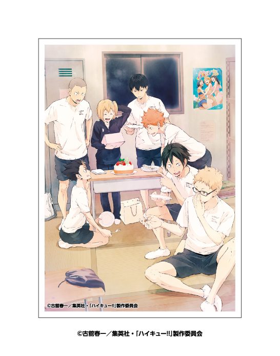 ハイキュー!! キャラクタースリーブ 和やかなひととき EN-1637 ("Haikyu!!" Character Sleeve A Peaceful Moment EN-1637)