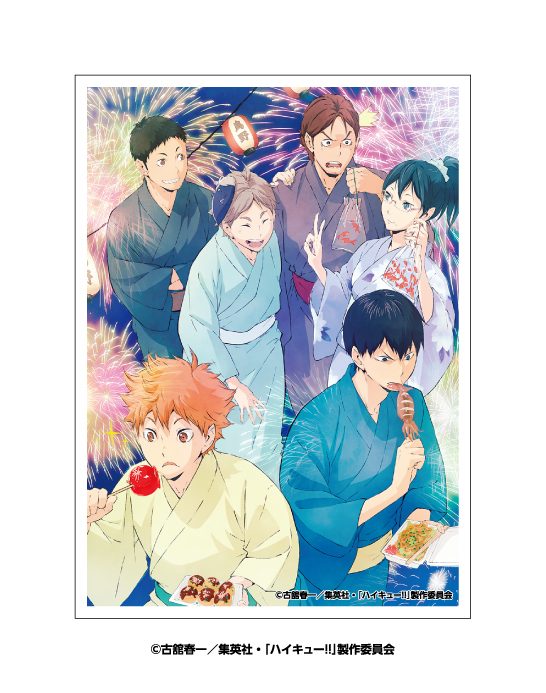 ハイキュー!! キャラクタースリーブ 夏祭り EN-1635 ("Haikyu!!" Character Sleeve Summer Festival EN-1635)