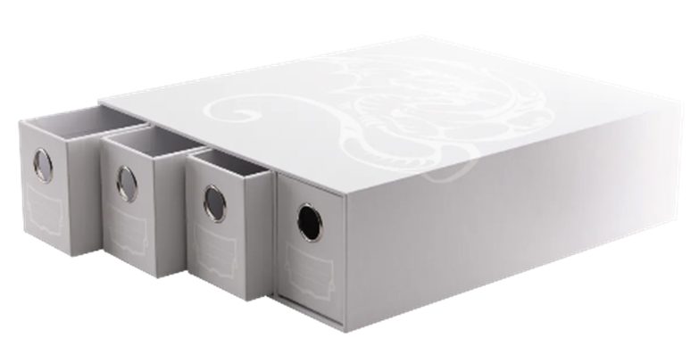 AT-33704 Fortress - Horizontal - 4 - White - Storage - Card Drawers (AT-33704 Fortress - Horizontal - 4 - White - Storage - Card Drawers)