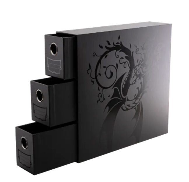 AT-33707 Fortress - Vertical - 3 XL - Black - Storage - Card Drawers (AT-33707 Fortress - Vertical - 3 XL - Black - Storage - Card Drawers)